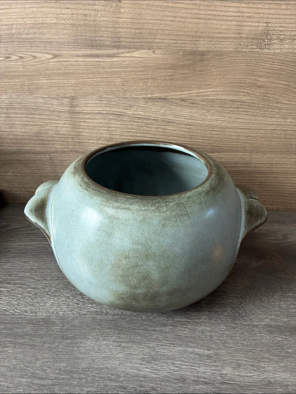 Frankoma Prairie Blue, 4W Bean Pot or Casserole Dish NO LID